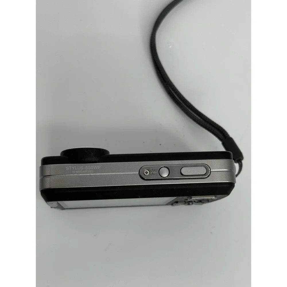 Olympus Stylus 550WP Digital Camera Black 10MP 3x Zoom Waterproof 3m/10ft